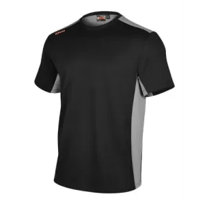 T-SHIRT POLIESTER CZARNY 7550N L