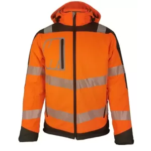 KURTKA SOFTSHELL OSTRZ.POMAR-SZARA M