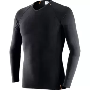 PODKOSZULEK 2ND SKIN,TKANINA TERMOREGULACYJNA,  95% SOJA, 5% ELASTAN, GRAMATURA 200 G/M2, DŁUGI RĘKAW, SZWY W KONTRASTOWYM POM