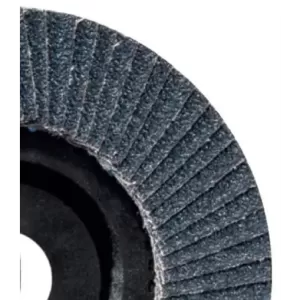 Ściernica listkowa talerzowa płaska cyrkonowa z40 talerz fibrowy 115x22mm listki pojedyncze abrabeta abrabeta silver