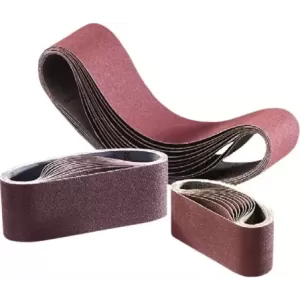 Pas ścierny bezkońcowy z płótna z ziarnem ściernym elektrokorundowym łączony taśmą bnp bl 60x400mm flexovit T33X p60