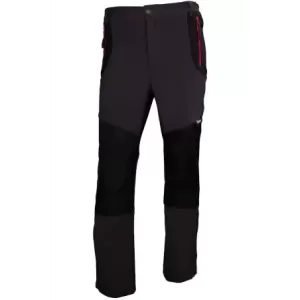 Spodnie robocze softshell wzmocnione materiałem oxford szaro-czarne rozmiar xl