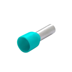 500x Końcówka tulejkowa izolowana 0.34/6 0.34mm turkusowa
