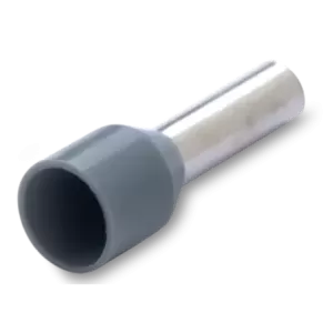 500x Końcówka tulejkowa izolowana 0.75/10 0.75mm szara din 46228/4