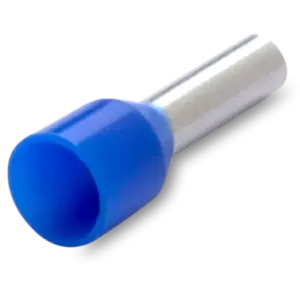 Końcówka tulejkowa izolowana 2.5/8 2.5mm2 niebieska kolor din 46228/4
