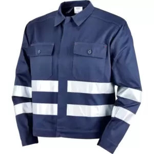 BLUZA ROBOCZA GRANAT.Z ELEM.OSTRZEG.R.54