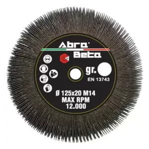 Ściernica listkowa nakręcana korundowa 125xx20m14mm,a80 abrabeta