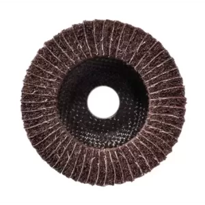 Ściernica listkowa talerzowa płaska z włókniny z przekładką granulacja średnia - medium+a80 talerz fibrowy 125x20x22,23mm