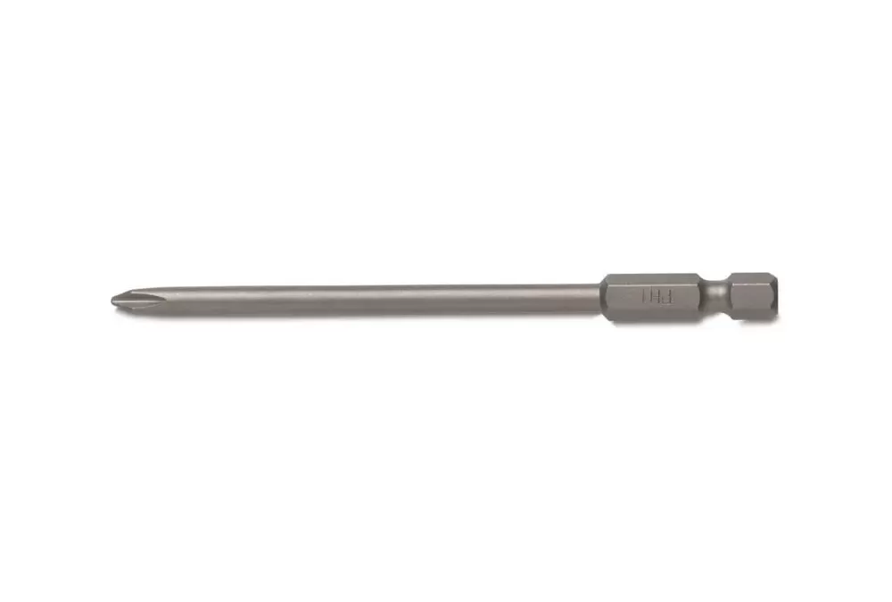 10x Końcówka wkrętakowa długa profil phillips ph2 zabierak 1/4" dłu