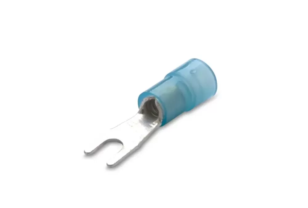 100x Końcówka kablowa izolowana widełkowa 2,5/4 nylon 105DEGC zakres
