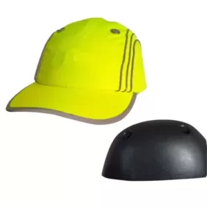 Hełm ochronny lekki t.czapka-kask żółty