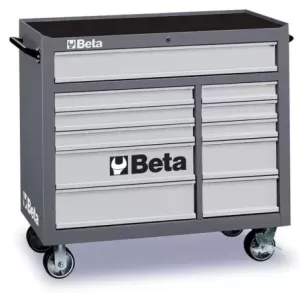 Wózek warsztatowy, narzędziowy BETA 11 szuflad, szary (3800/C38G)