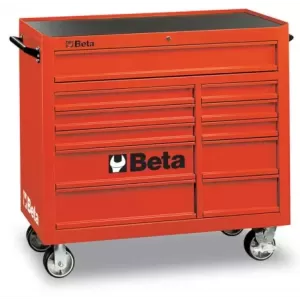 Wózek warsztatowy, narzędziowy BETA 11 szuflad, czerwony (3800/C38R)