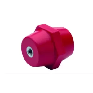 25x Izolator wsporczy gwint m4 wysokośc 20mm czerwony polyester