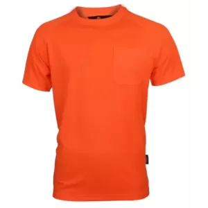 Koszulka t-shirt coolpas pomarańcz-fluoresc m Vizwell VWTS10-AO/M
