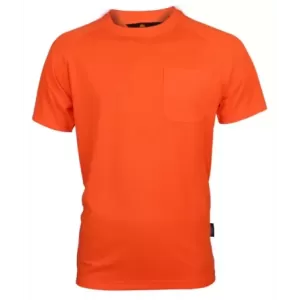 Koszulka t-shirt coolpas pomarańcz-fluoresc l Vizwell VWTS10-AO/L