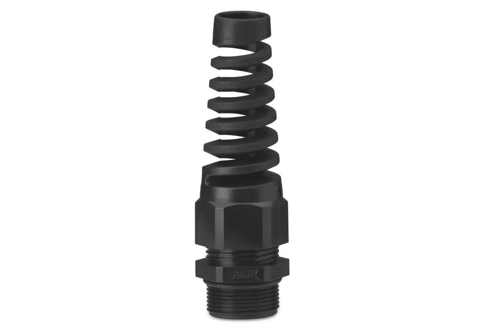 25x Dławik kablowy ip68 ze spiralną osłoną przewodu gwint m 16x1,5 cz