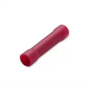 10x Łącznik przewodów na styk izolowany 0,25-1,5mm2 do zaciskania czerwony pvc BM 00160