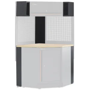 Moduł do rozbudowy zestaw narożny kompletny z drewnianym blatem system C45PRO Beta C45PRO2.0CORNER/KEPW