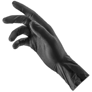 Rękawice Nitrylowe Garage Monkey XXL/11 czarne 50szt