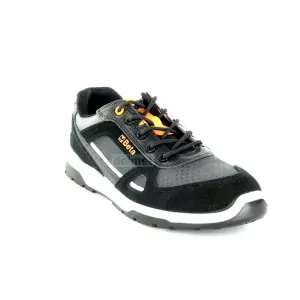 PÓŁBUTY BEZPIECZNE SNEAKERS S3 Z ZAMSZU I MIKROFIBRY, WODOODPORNE,  Z WSTAWKAMI Z NYLONOWEJ SIATECZKI I MATERIAŁU 'CARBON',