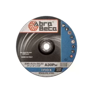 Tarcza szlifierska do stali inox 125x6,5x22,23mm a30p t27 abrabeta