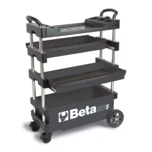 Wózek narzędziowy, warsztatowy BETA, składany, szary (2700/C27SG)