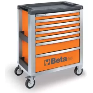 Wózek warsztatowy BETA z 7 szufladami, pomarańcz (3900/C39-7/O)