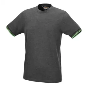 T-shirt bawełna szary 7549g s
