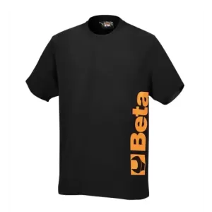 T-shirt bawełna czarny 7549n xl