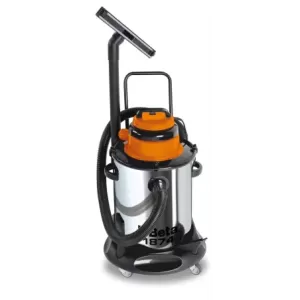 Odkurzacz elektryczny do odkurzania na sucho i mokro obudowa inox pojemność zbiornika 50L 230/240V 50/60 hz 1350W ce ipx4