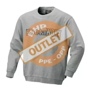 BLUZA ROBOCZA 60% BAWEŁNA 40% POLIESTER GRUBA 320 GRAM LOGO PRZÓD SZARA 7640 ROZMIAR S