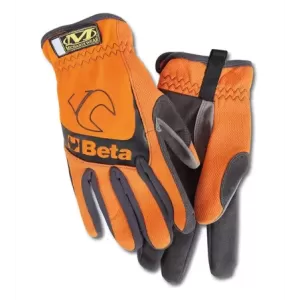 Rękawice beta mechanix pomarańczowo-czarne 9574O rozmiar XL