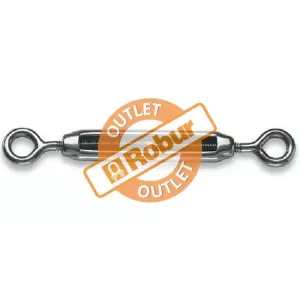 NAKRĘTKA NAPINAJĄCA - ŚRUBA RZYMSKA - OTWARTA UCHO-UCHO, MODEL 8205/S, M10MM, STAL INOX AISI 316